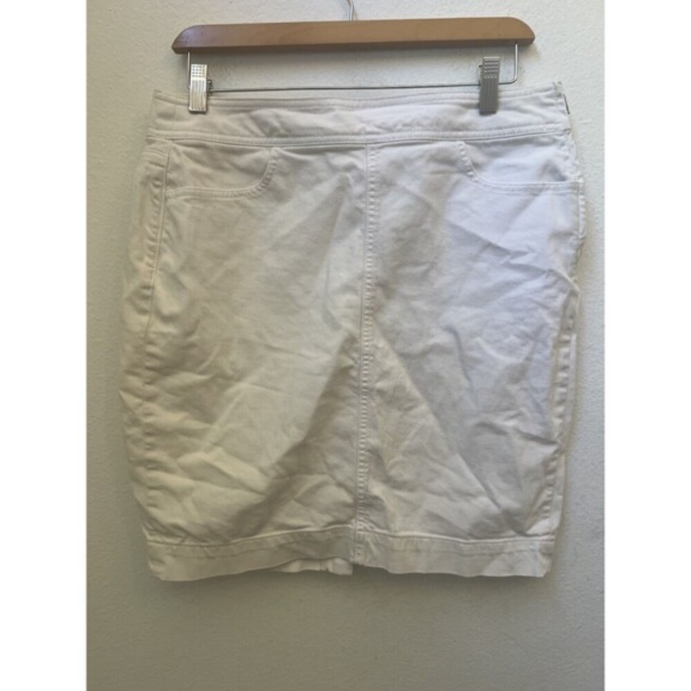 LOFT White Mini Skirt